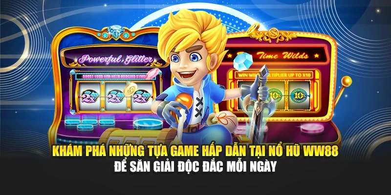 Khám phá những tựa game hấp dẫn tại nổ hũ WW88 để săn giải độc đắc mỗi ngày